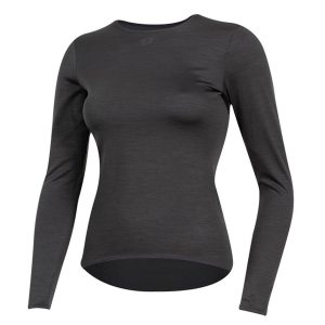 Pearl iZUMi Women's Merino Long Sleeve Base Layer (Phantom) (L)