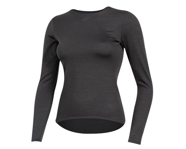 Pearl iZUMi Women's Merino Long Sleeve Base Layer (Phantom) (L)