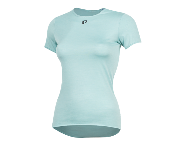 Pearl iZUMi Women's Merino Short Sleeve Base Layer (Aquifer) (XS)