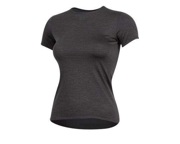 Pearl iZUMi Women's Merino Short Sleeve Base Layer (Phantom) (S)