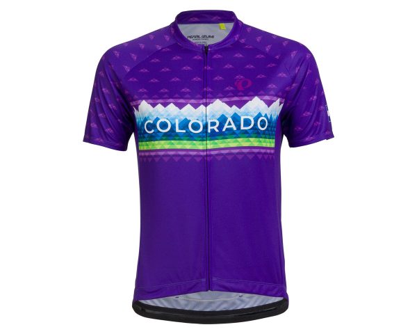 Pearl iZUMi Women's Quest Graphic Short Sleeve Jersey (Purple Homestate) (L)