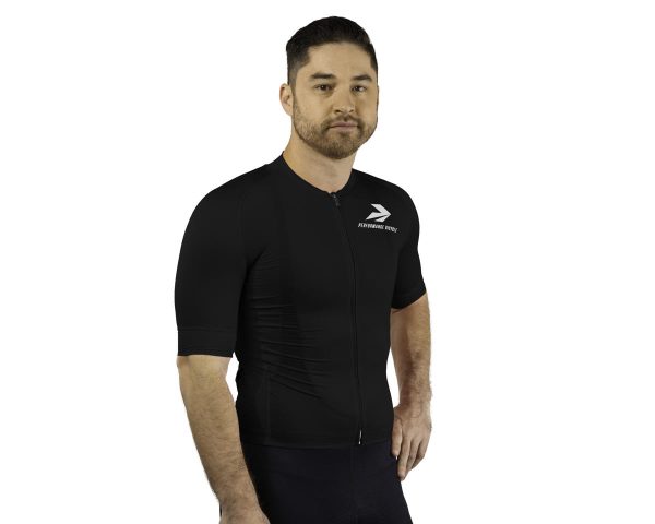 Performance Men's Nova Pro Cycling Jersey (Black) (Slim) (S)