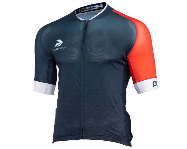 Performance Men's Nova Pro Cycling Jersey (Blue/Red) (Slim) (M)