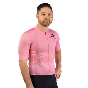 Performance Men's Nova Pro Cycling Jersey (Pink) (Slim) (S)