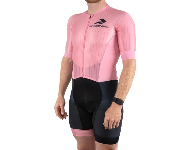 Performance x Jakroo Men's Echelon Pro Skinsuit (Pink) (Slim Fit) (S)