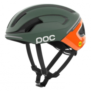 Poc | Omne Beacon Mips Helmet Men's | Size Small In Fluorescent Orange Avip/epidote Green Matt