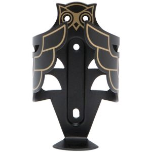 Portland Design Works Owl Water Bottle Cage (Black/Gold)