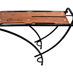 Portland Design Works Payload Rear Rack w/ Bamboo Deck (Brown/Black) (Steel)