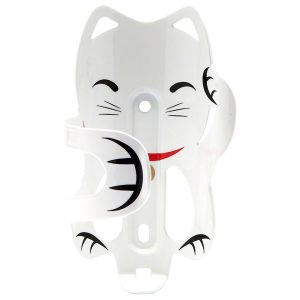 Portland Design Works The Lucky Cat Water Bottle Cage (White)