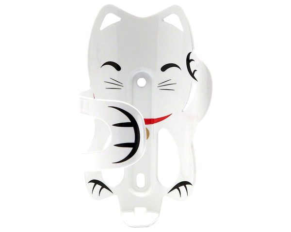 Portland Design Works The Lucky Cat Water Bottle Cage (White)