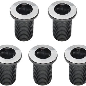 Problem Solvers 12.5mm Inner Chainring Bolts (Silver) (Chromoly)