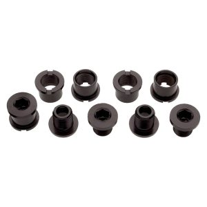 Problem Solvers Double Chainring Bolts (Black) (Alloy)