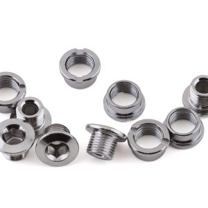 Problem Solvers Single Chainring Bolts (Silver) (Chromoly) (5 Pack)