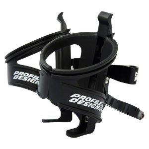 Profile Design Aqua Rack ii Dual Water Bottle Cage (Black) (Seatpost Mount) (w/ Co2 Cartridge Mount)