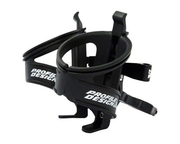 Profile Design Aqua Rack ii Dual Water Bottle Cage (Black) (Seatpost Mount) (w/ Co2 Cartridge Mount)