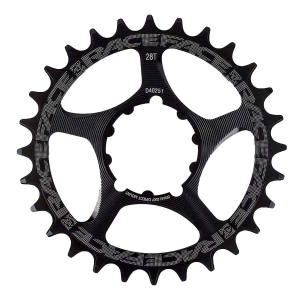 Race Face | 3 Bolt Direct Mount Chainring | Black | 28 Tooth | Aluminum