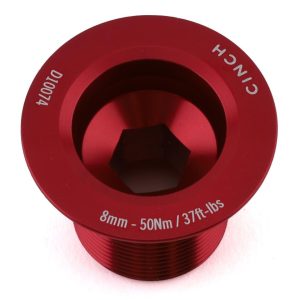 Race Face CINCH Crank Bolt w/ Washer (Gloss Red) (NDS) (M18)