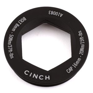 Race Face CINCH XC/AM Crank Puller Cap & Washer Set (Matte Black)