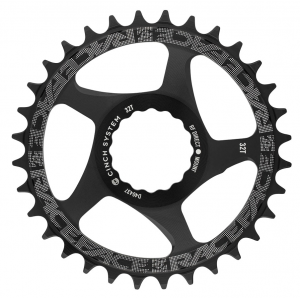 Race Face | Cinch Direct Mount Chainring | Black | 24 Tooth | Aluminum