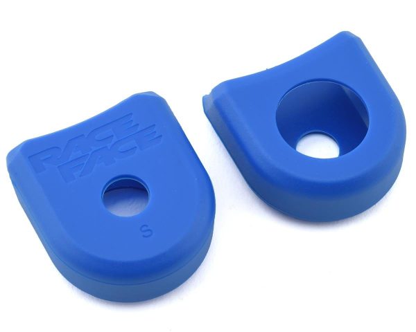 Race Face Crank Boots for Aluminum Cranks (Blue) (Pair)