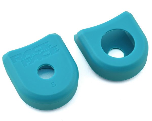 Race Face Crank Boots for Aluminum Cranks (Turquoise) (Pair)