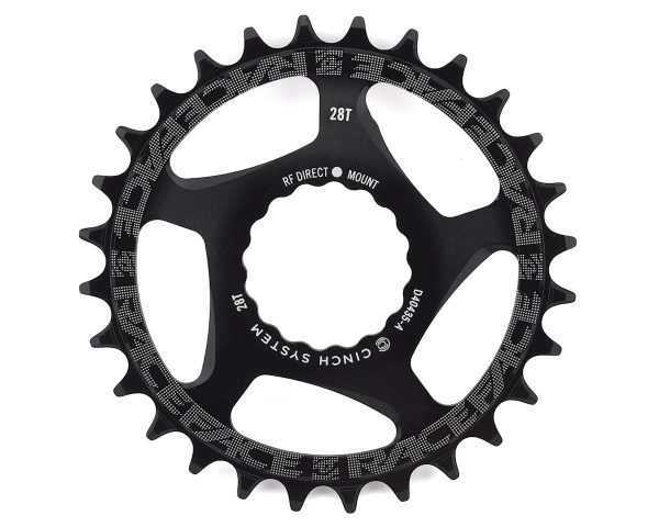 Race Face Narrow-Wide CINCH Direct Mount Chainring (Black) (1 x 9-12 Speed) (Single) (28T) (3mm Offs