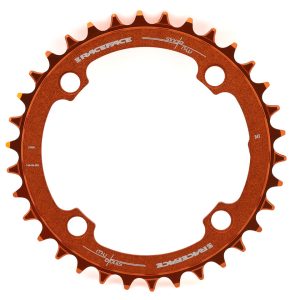 Race Face Narrow-Wide Chainring (Orange) (1 x 9-12 Speed) (104mm BCD) (Single) (34T)