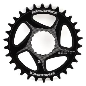 Race Face Narrow-Wide Cinch Direct Mount Chainring (Black) (Shimano 12 Speed) (Single) (30T) (Alumin