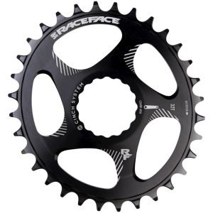 Race Face Narrow-Wide Oval CINCH Direct Mount Chainring (Black) (1 x 9-12 Speed) (Single) (28T) (3mm