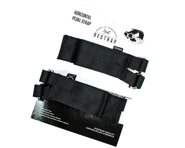 Restrap Pedal Straps (Black) (Horizontal) (Pair)