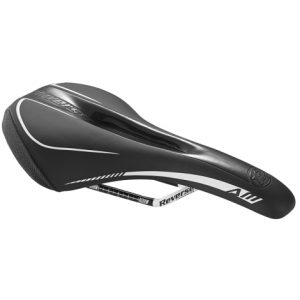 Reverse AM Ergo Saddle - Black / White