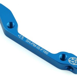 Reverse Components Disc Brake Adapters (Blue) (IS Mount) (160mm Front, 140mm Rear)