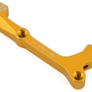 Reverse Components Disc Brake Adapters (Gold) (IS Mount | Avid) (180mm Rear)