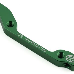 Reverse Components Disc Brake Adapters (Green) (IS Mount) (160mm Front, 140mm Rear)