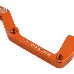 Reverse Components Disc Brake Adapters (Orange) (IS Mount | Shimano) (180mm Rear)