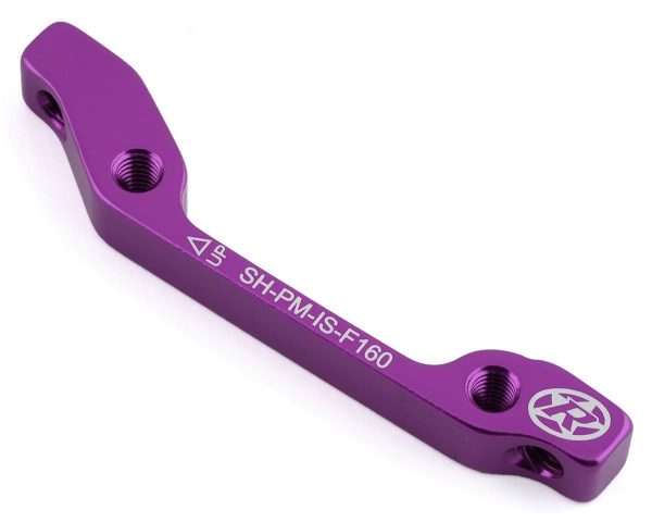 Reverse Components Disc Brake Adapters (Purple) (IS Mount) (160mm Front, 140mm Rear)