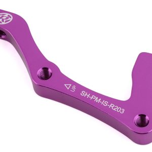 Reverse Components Disc Brake Adapters (Purple) (IS Mount | Shimano) (203mm Rear)