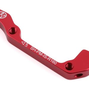 Reverse Components Disc Brake Adapters (Red) (IS Mount) (180mm Front, 160mm Rear)