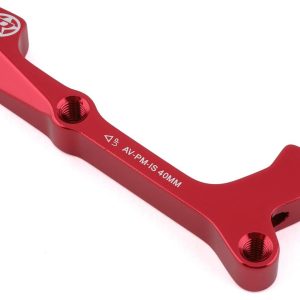 Reverse Components Disc Brake Adapters (Red) (IS Mount | Avid) (180mm Rear)