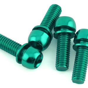 Reverse Components Disc Brake Caliper Bolts (Green) (M6 x 18) (4)