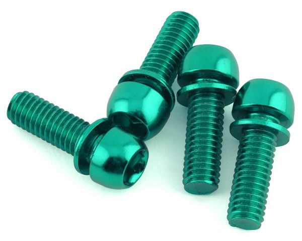 Reverse Components Disc Brake Caliper Bolts (Green) (M6 x 18) (4)