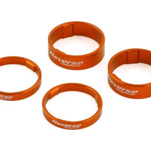 Reverse Components Ultralight Headset Spacer Set (Orange) (4)