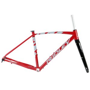 Ridley Kanzo Adventure & Oryx Alloy Gravel Frameset - Red / Silver / XSmall