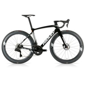 Ridley Noah Disc Dura Ace 4iiii Lotto Soudal Carbon Road Bike - Ex Display - Gloss Black / Silver / XSmall / 4iiii Upgrade / Ex Display