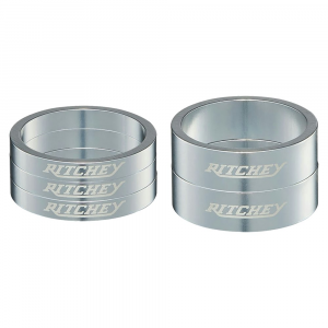 Ritchey | Alloy Headset Spacer Set Silver | Aluminum