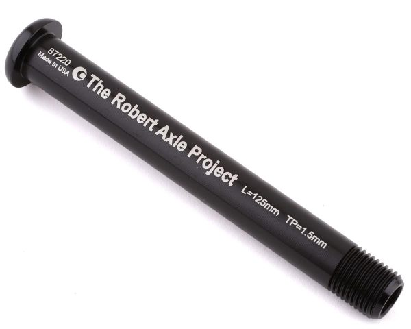 Robert Axle Project Lightning Bolt Thru Axle (Black) (Front) (15mm) (125mm) (15 x 100mm) (1.5mm)