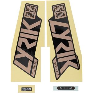 RockShox Lyrik Ultimate Decal Kit (Matte Copper for Gloss Black Lowers)