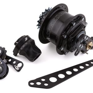 Rohloff Disc Speedhub (Black) (Internal 14 Speed) (4-Bolt) (QR x 135mm) (32H) (Includes Twist Shifte