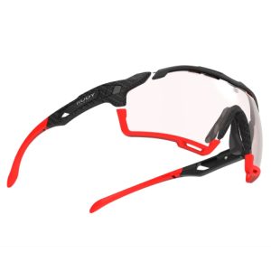 Rudy Project Cutline Sunglasses Impact X Photochromic 2 Lens - Matt Black / Red Lens