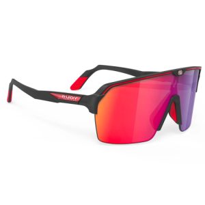 Rudy Project Spinshield Air Sunglasses Multilaser Lens - Matt Black / Red Lens